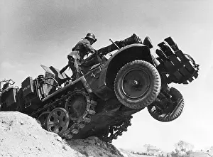 Fixed: German Flak on a tractor unit on a drill ground