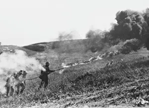 Flamethrowers: German flamethrower WWI