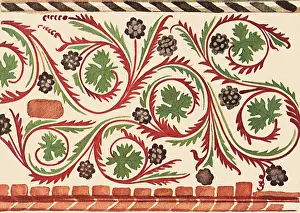 1490: German Floral Pattern Motif