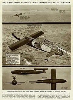 Explanatory: German flying bomb by G. H. Davis