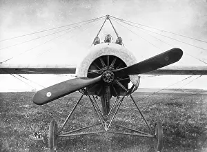 Horsepower: German Fokker E IV fighter plane, WW1