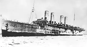 Cecile: A German four-stack liner - WW1