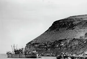 Korps: German freighter near Bardia, 1941