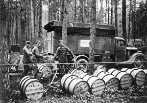 Depository: German fuel depository before the attack on the Soviet Union