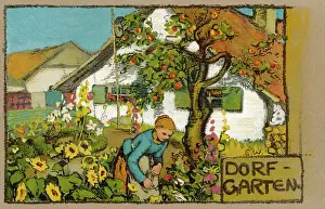 Cottage Garden: GERMAN GARDEN C1910