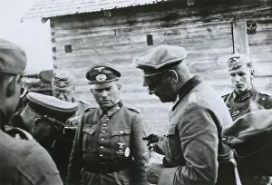 Belorussia: German General Heinz Guderian at Headquarters