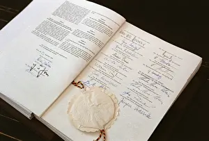 Signet: German-German unfication treaty
