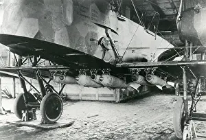 Undercarriage: German Gotha G.V heavy bomber, WW1