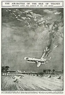 Crashes: German Gotha plane brought down over Thanet, WW1