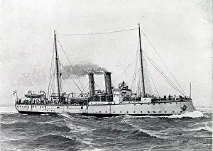 Funnels: German gunboat, SMS Iltis