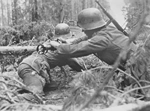 Bazooka: German Gunman with a Bazooka at the Eastern Front, 1944
