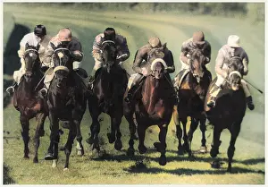 Atcolourisedpic: GERMAN HORSE RACING
