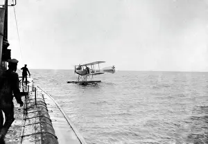 Hydroplane: German hydroplane as communicator, 1917