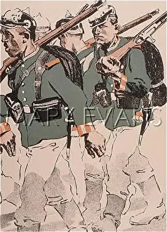 Eduard Thony (ghost Contributor): GERMAN INFANTRY 1899