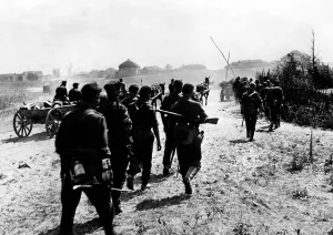 Cadvances: German infantry on the advance of the Volga, 1942