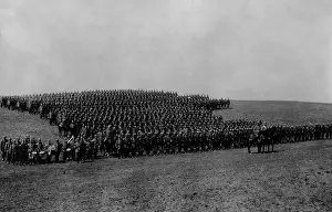 Prewar: German Infantry Battalion during a maneuver, around 1910