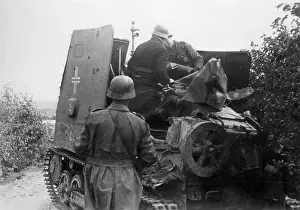 Chassis: German infantry field gun on the Eastern front, 1941