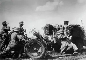 Hahle: German infantry gun - Eastern Front, 1942