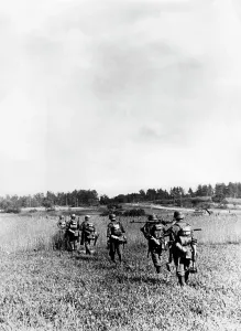 Front Line: German infantrymen advancing on the Eastern Front, 1941