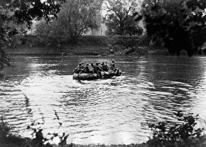 Inflatable: German infantrymen cross the Bug, 1941