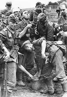 Refreshment: German Infantrymen at the Eastern Front