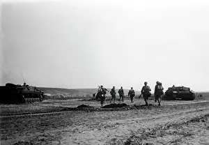 Seversky: German infantrymen during the offensive towards Stalingrad