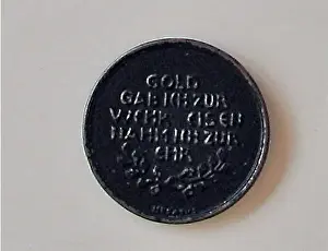 Eiserner: A German iron commemorative medal - 1916