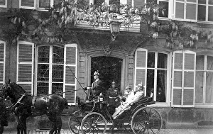 Haeseler: German Kaiser Wilhelm II visiting the commanding General