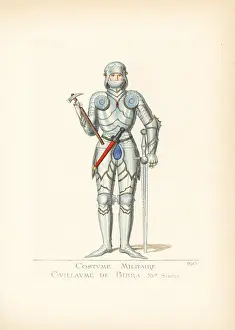 German knight in armor, 15th century
