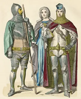 1393: GERMAN KNIGHTS & LADY