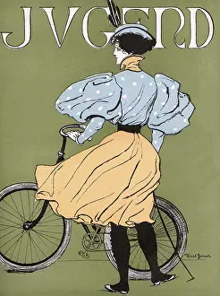 Victorian Style: German Lady Cyclist 1896