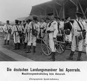 Aabenraa: The German landing maneuvers at Aabenraa, 1907