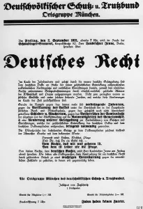 Claims: German law, 1921