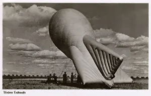 German Luftwaffe Barrage Balloon - WWII