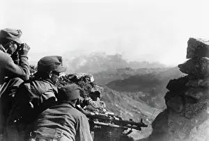 Edelweiss: German machine gun position in the Caucasus, 1942