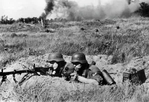 Cadvances: German machine gun position on the Eastern Front, 1941