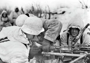 Mg42: German machine gun position on the Eastern Front, 1944