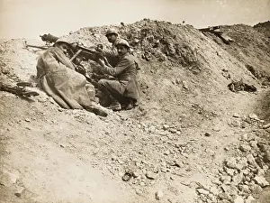 Homme: German machine gun position WWI