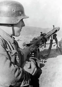 Honoring: German machine gun post, 1943