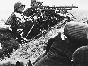 Mg34: German machine gun WWII