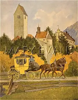 Algau: GERMAN MAIL COACH 1907