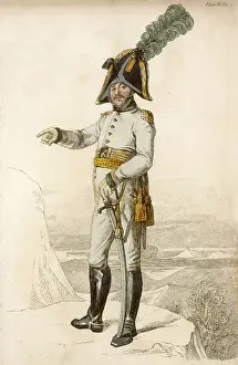 Bicorne: German major in uniform