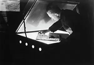 Presumably: German map office on the Eastern Front, 1942