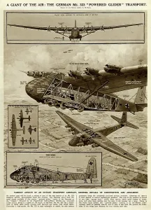 Metric: German ME323 powered glider by G. H. Davis
