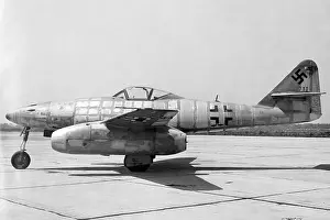 Air Force: German Messerschmitt 262 jet-propelled plane in