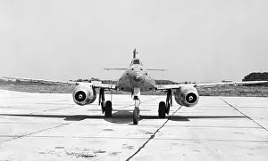 Air Force: German Messerschmitt 262 jet-propelled plane in