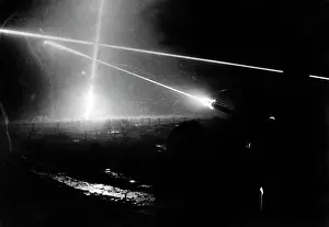Bullets: German Mg-42 during a nocturnal battle, 1945