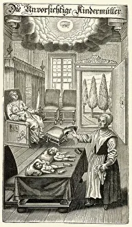 1715: GERMAN MIDWIFE