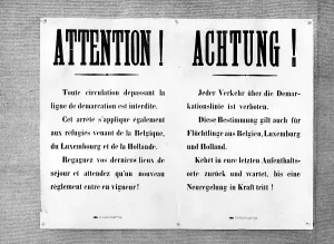 Appeal: Call of the German military administration in France, 1941