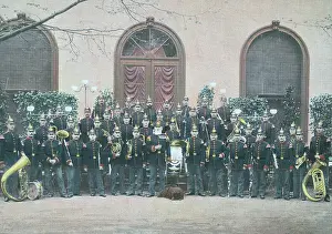 Bands: German military band, around 1880